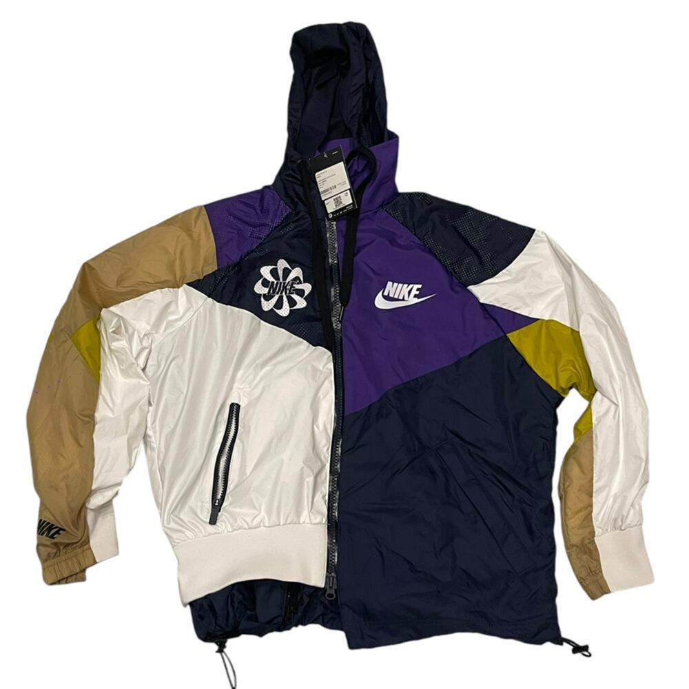 Nike x Sacai Hooded Anorak Obsidian/Court Purple Sz S NWT